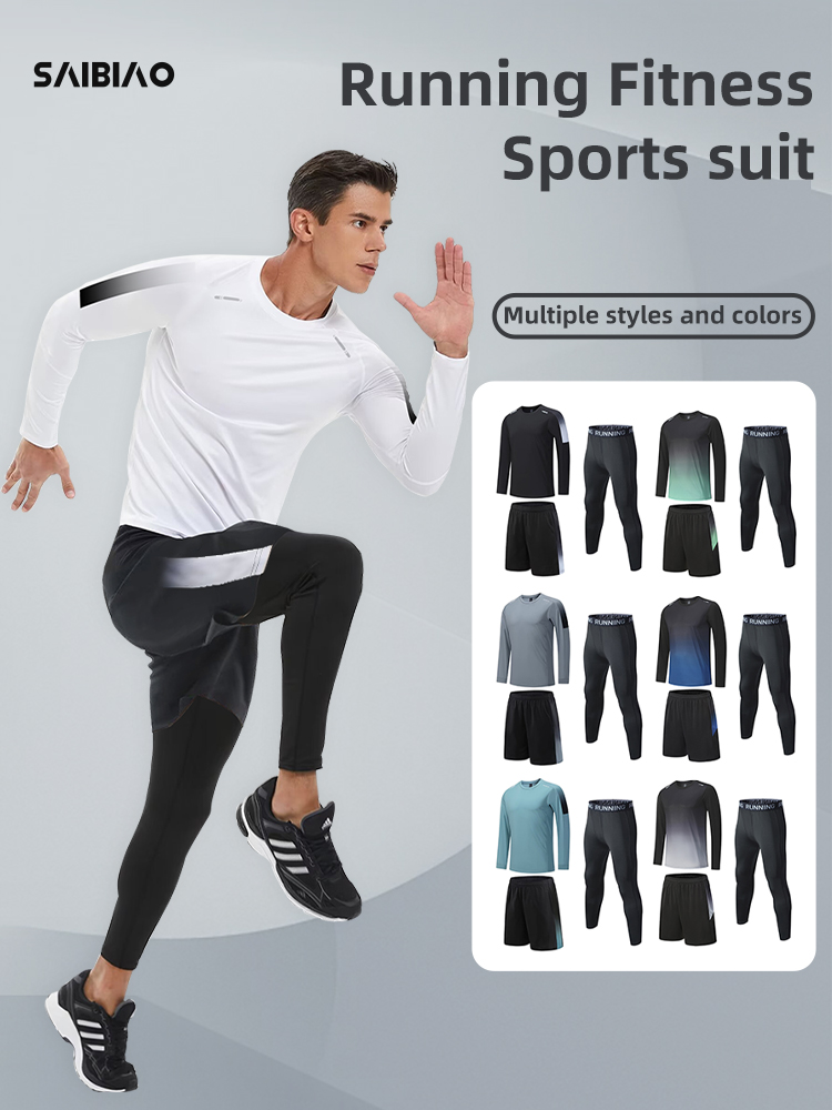 Compression Long Pant - 남성용 탄력 압박 보디빌딩 스포츠웨어 헬스장