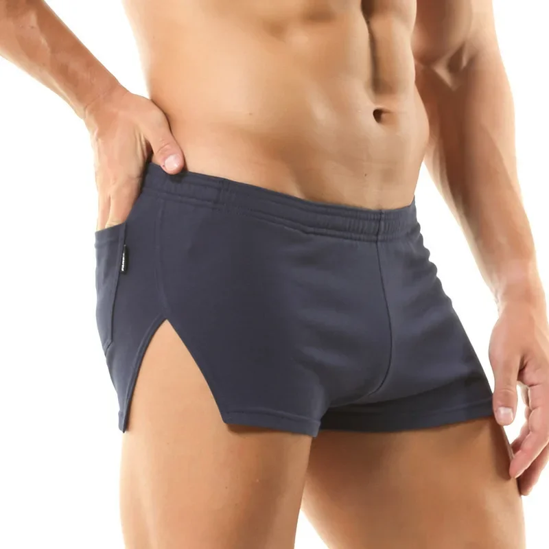 Trunk Breathable Men - 남성 캐주얼 반바지 솔리드 컬러 코튼