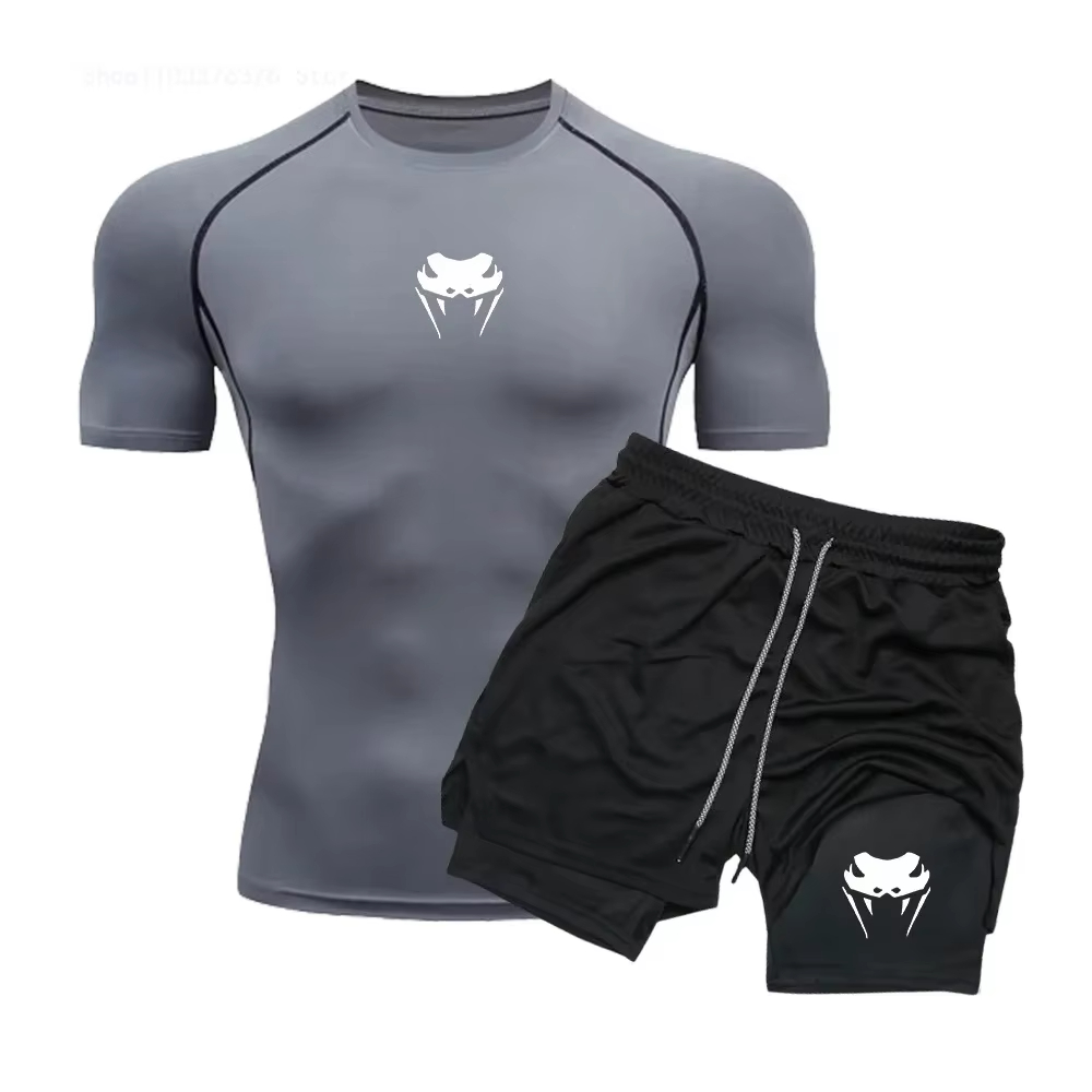 Compression Shorts Athletes - 남성용 컴프레션 운동복 - 속건성 타이트