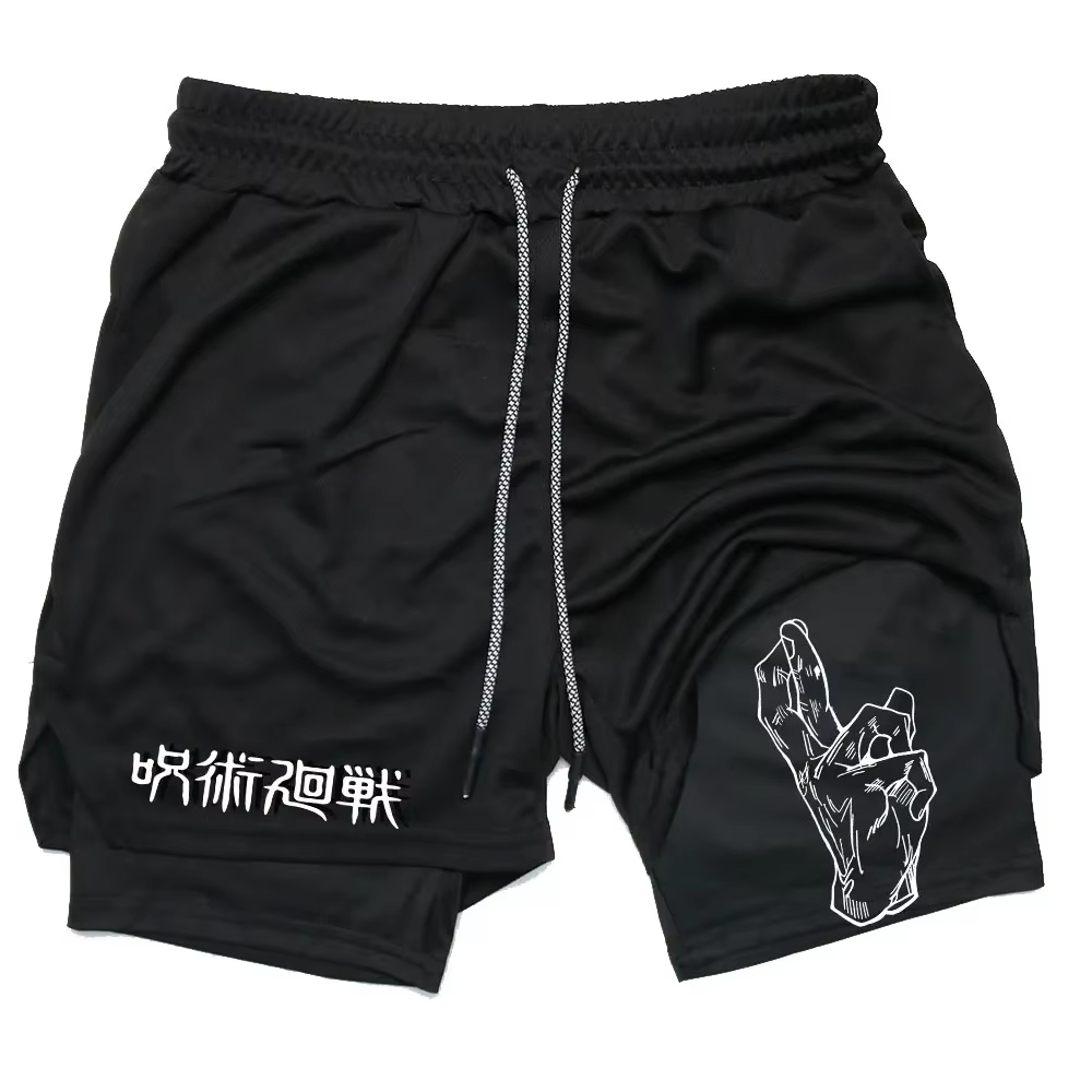 Compression Shorts Athletes - 애니메이션 Jujutsu Kaisen Gym Short Fitness