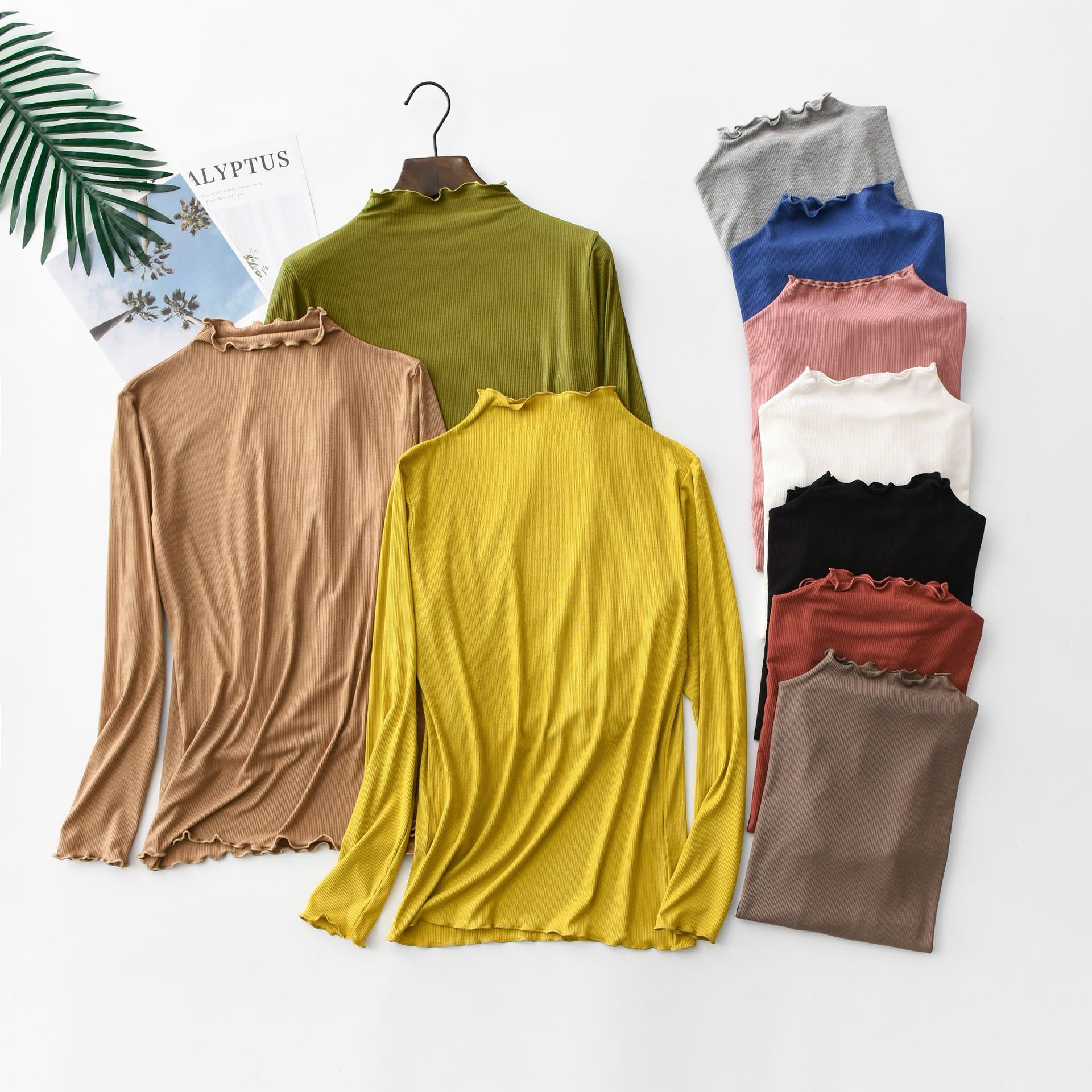Undershirt Crew Neck - 식용 나무 곰팡이 티셔츠, 여성용 베이스