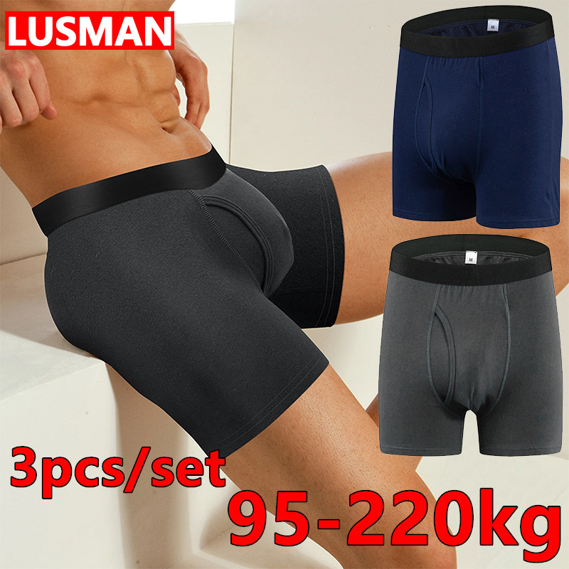 Boxer Brief Pack Cotton - 3pcs 남자 코 튼 속옷 복서