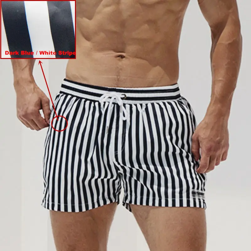 Bamboo Fiber Trunk - 남성용 비치 수영 반바지 보드숏 수영복
