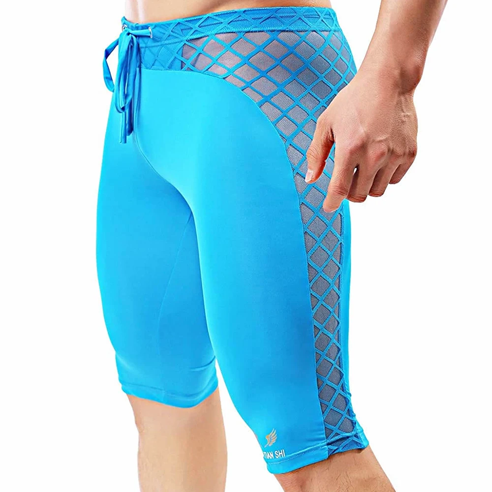 Mesh Sport Boxer - 남성용 스포츠 피트니스 반바지, 빠른 건조