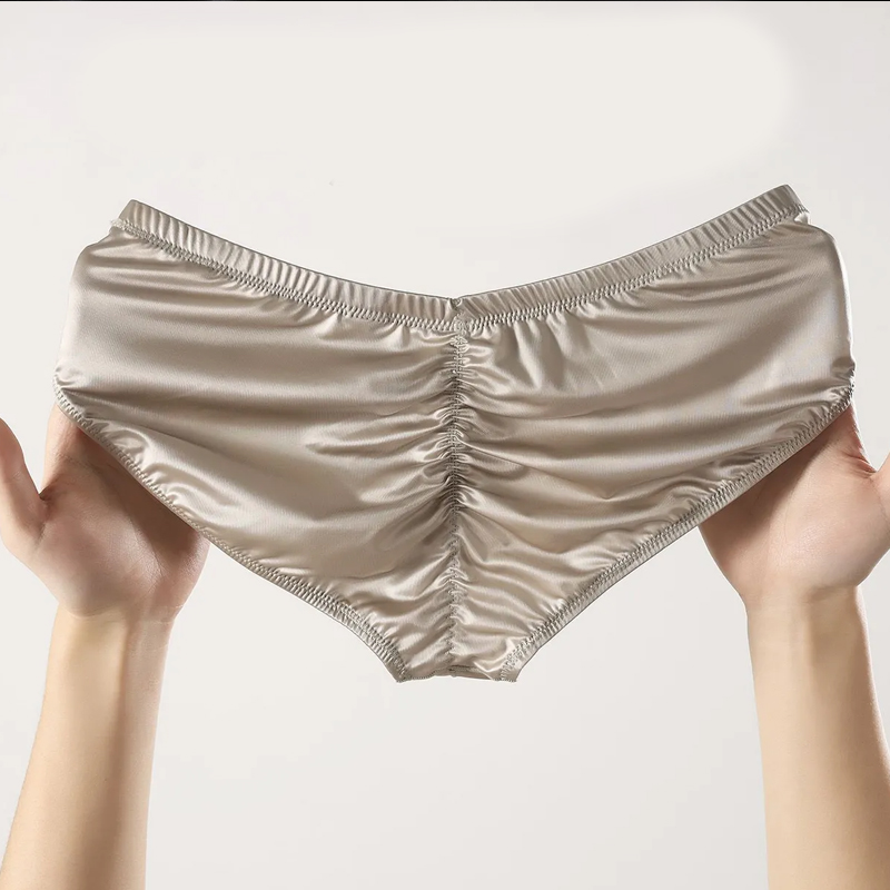 Boxer Shorts Modal - 4pcs 남성용 브리프 반짝이는 새틴 로우라이즈