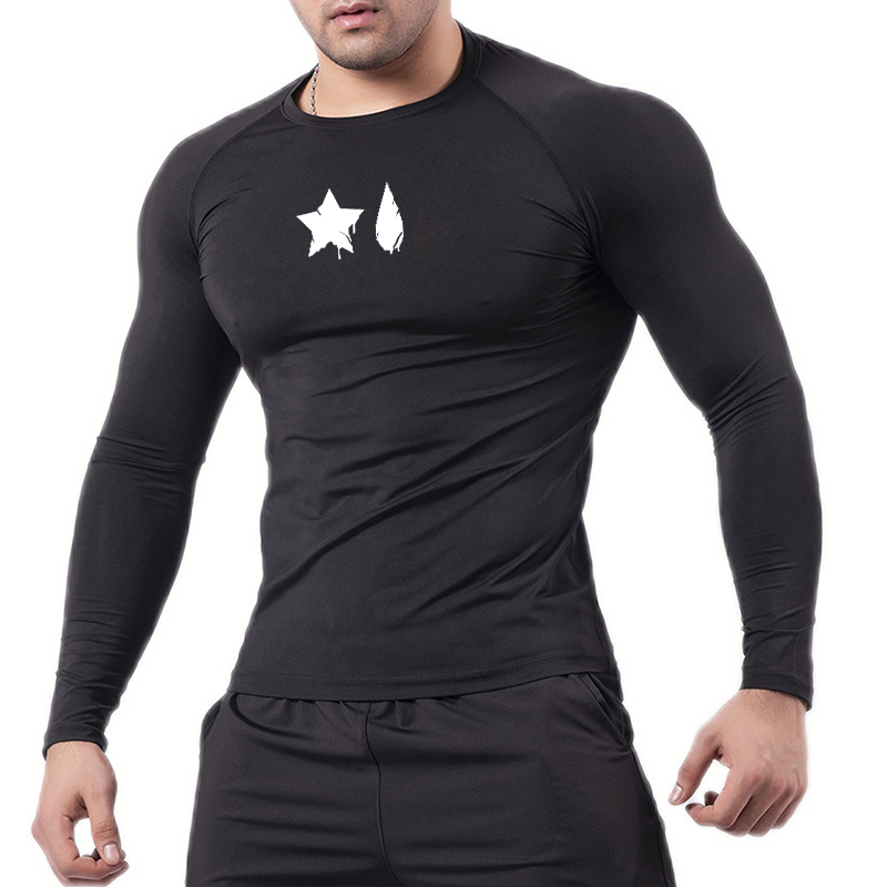 남성용 스파이더 프린트 압축 셔츠, 스포티하고 빠른 건 - Base Layer Top 리뷰 및 가격