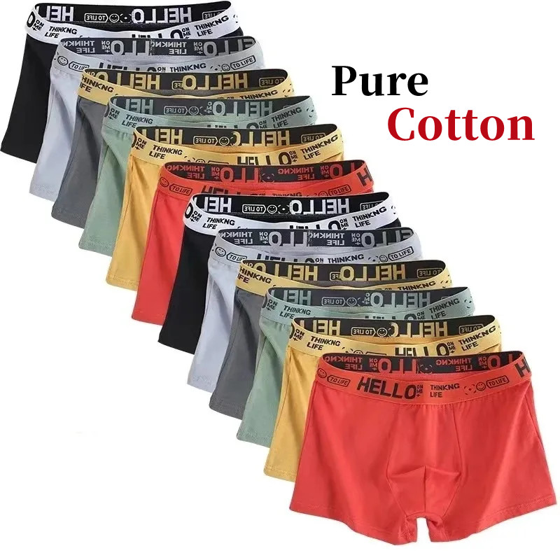 10 조각/남성 속옷 남성 순수 코튼 팬티 남성 브랜드 - Boxer Shorts Modal 리뷰 및 가격