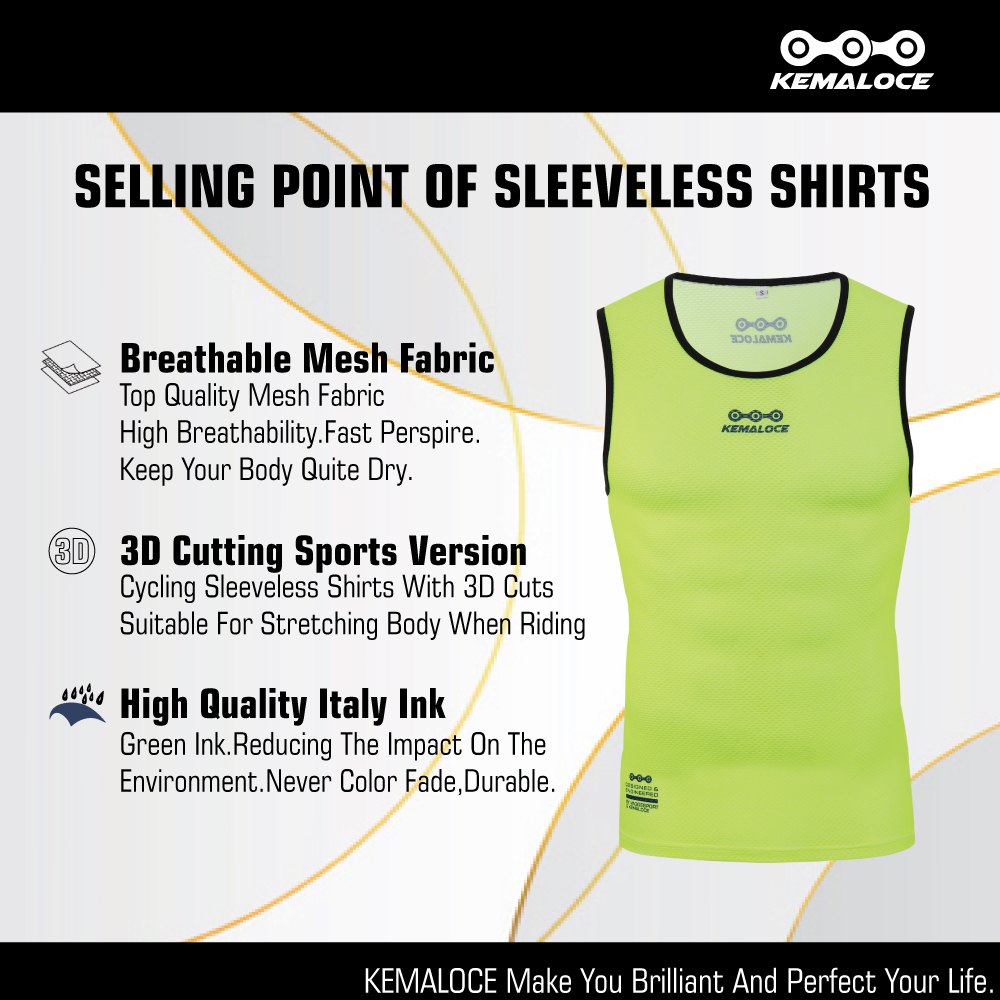 KEMALOCE 사이클링 베이스레이어 남성용 반팔 메쉬 - Sleeveless Undershirt 리뷰 및 가격