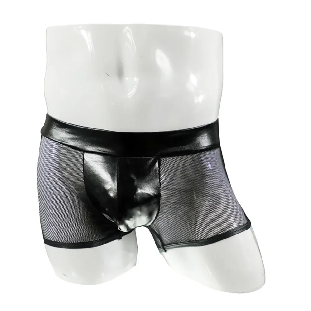 남성 섹시 속옷 인조 가죽 트렁크 망사 블랙 메쉬 나이 - Bamboo Fiber Trunk 리뷰 및 가격