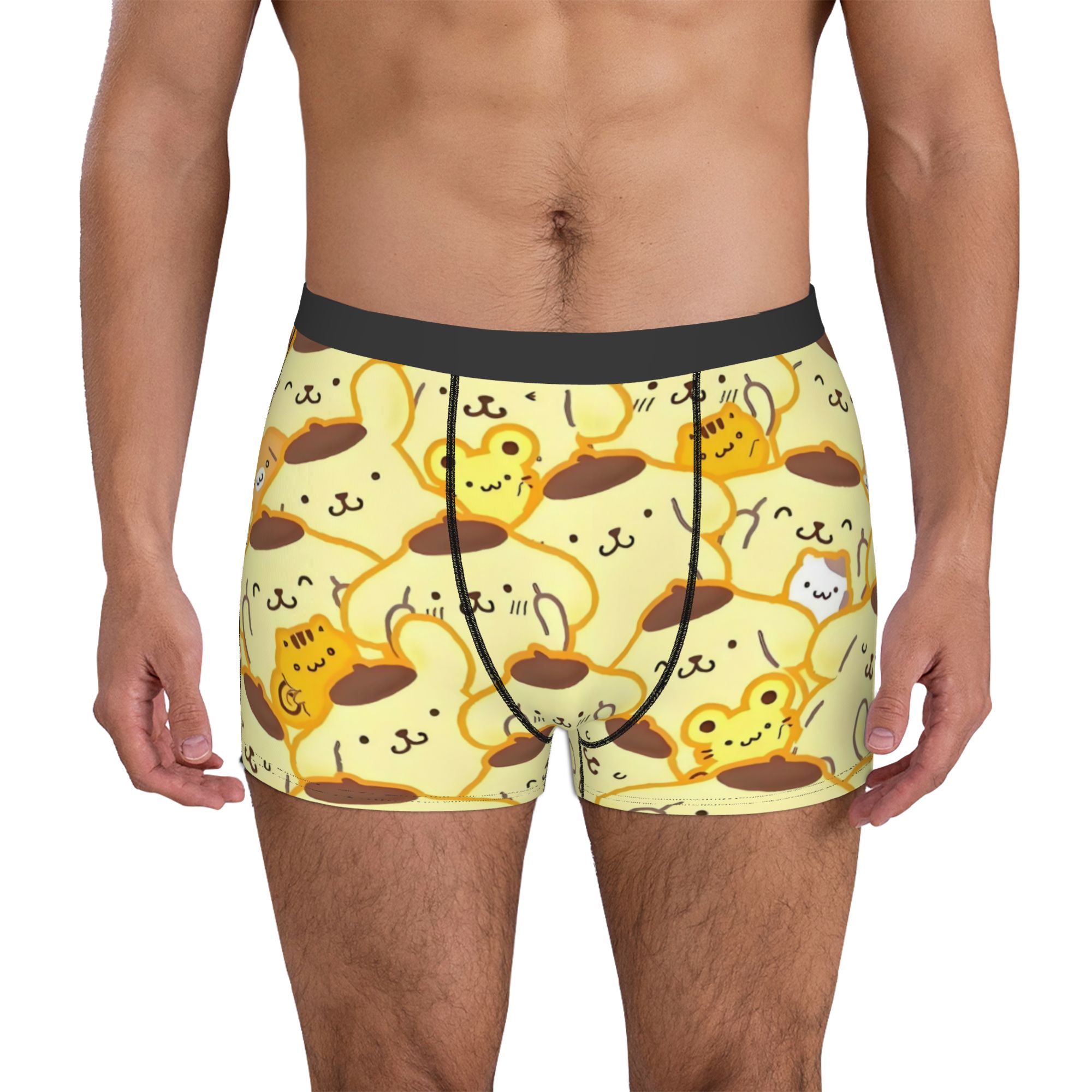 만화 Pompompurin 속옷 남성 인쇄 된 애니메이 - Boxer Shorts Modal 리뷰 및 가격