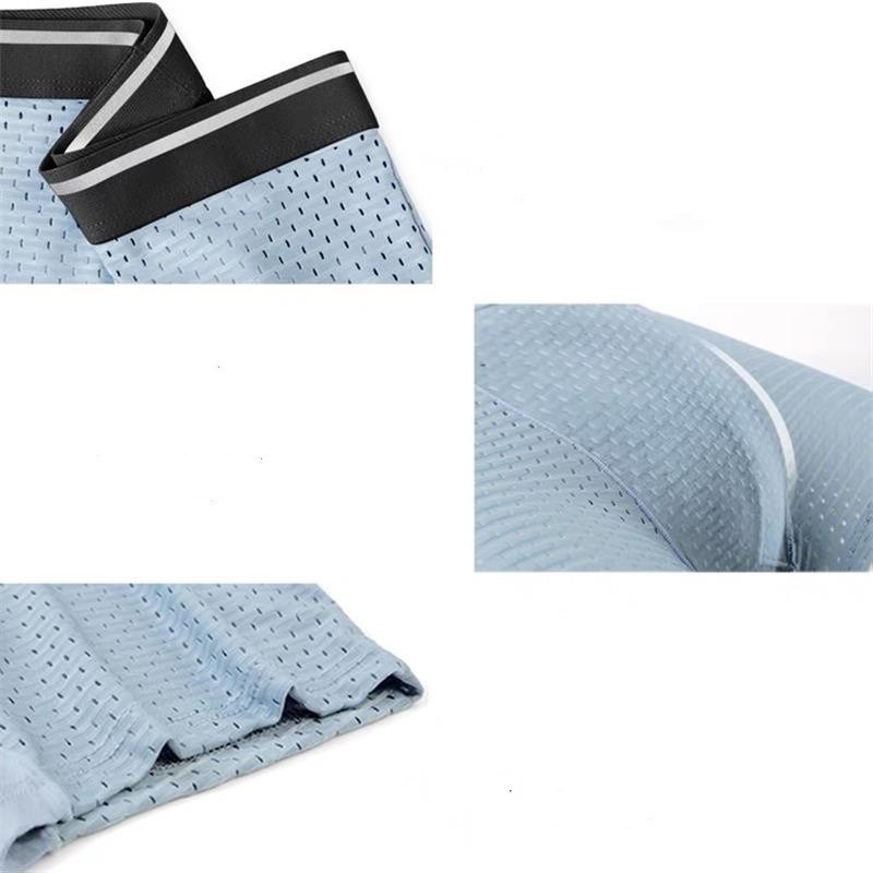 8 개/몫 남자 팬티 얼음 실크 남성 속옷 통기성 여름 - Boxer Shorts Modal 리뷰 및 가격