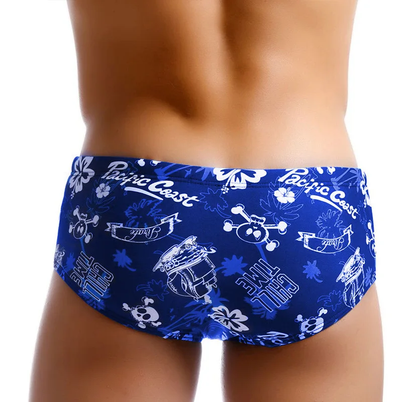 수영복 남자 브라질 컷 수영복 섹시한 해골 프린트 수영 - Pouch Boxer Pouch 리뷰 및 가격