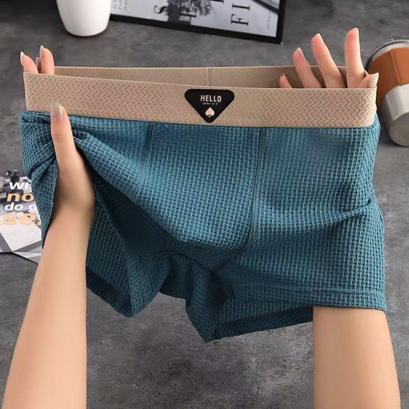 4pcs 남자 복서 반바지 얼음 실크 속옷 플러스 사이 - Multi Pack Underwear 리뷰 및 가격