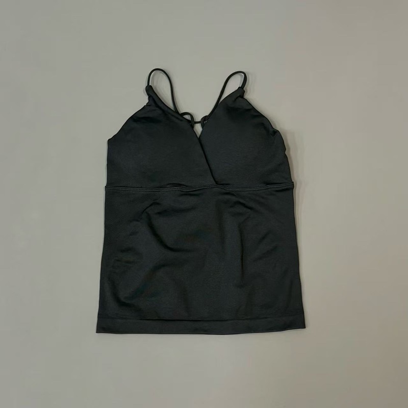 비전 트위스트 프론트 롱라인 탑 짐 스포츠 요가탑 여성 - Suspender Tank Top 리뷰 및 가격