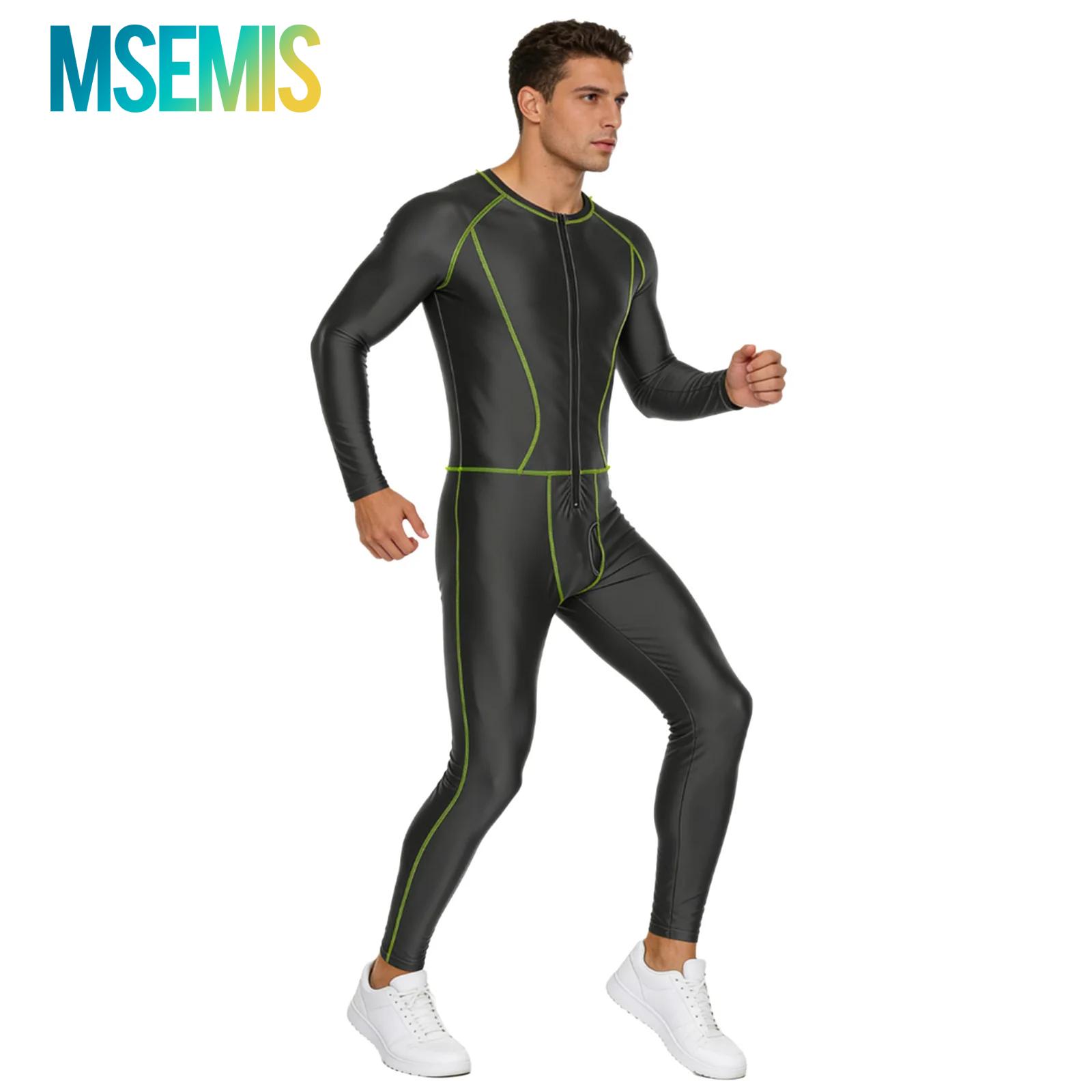 남성 수영복 광택 슬림 점프수트 원피스 수영복 앞지퍼  - Compression Long Pant 리뷰 및 가격