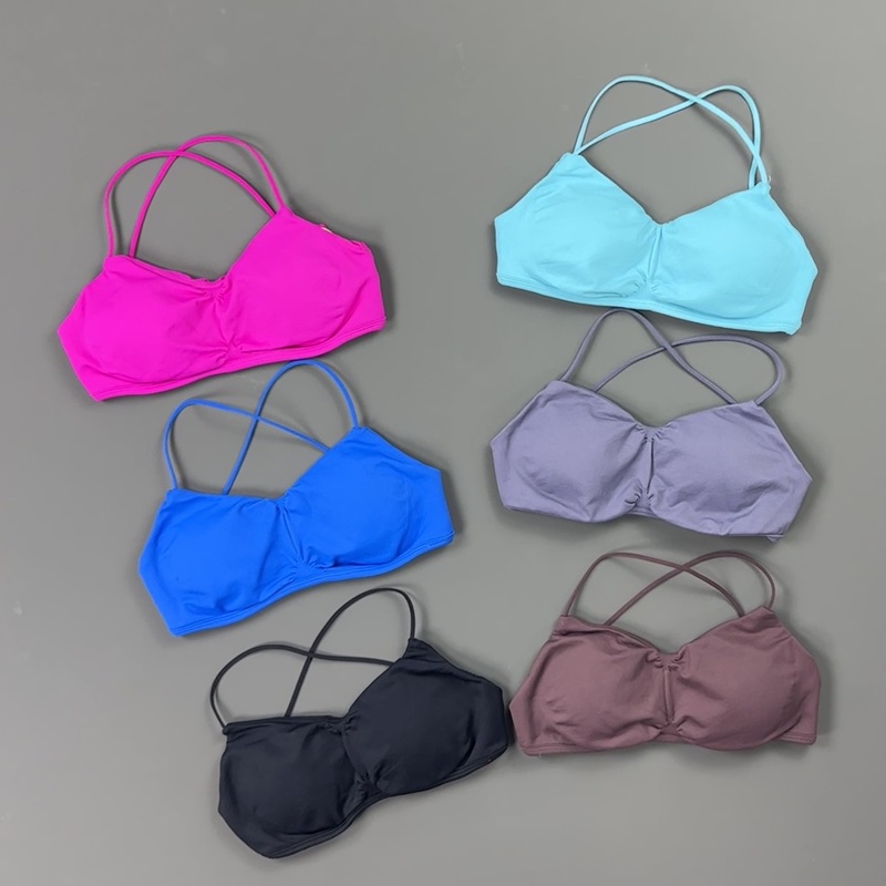 HISTELLO 프론트 러치드 크로스 백 스포츠 브라  - Suspender Tank Top 리뷰 및 가격