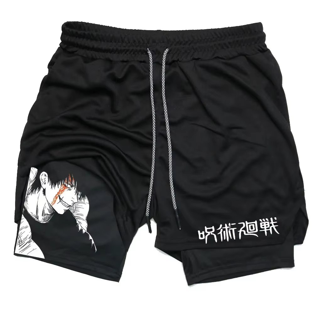애니메이션 Jujutsu Kaisen Gym Short - Compression Shorts Athletes 리뷰 및 가격