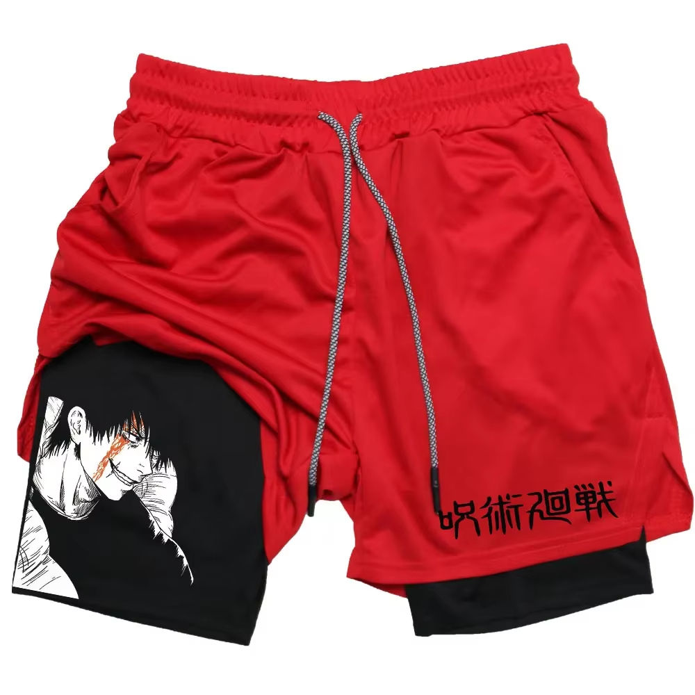 애니메이션 Jujutsu Kaisen Gym Short - Compression Shorts Athletes 리뷰 및 가격