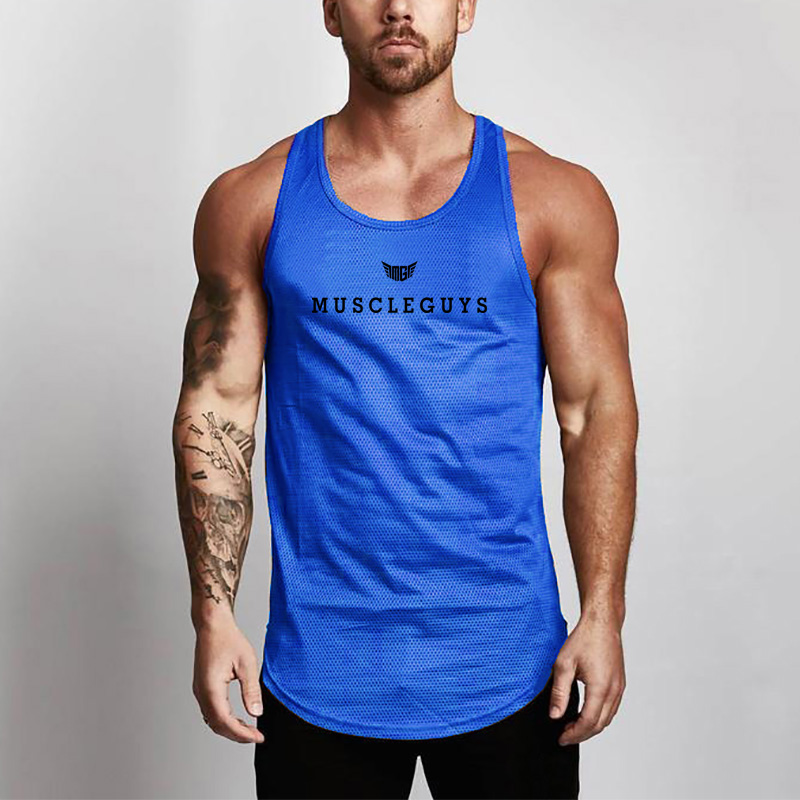 여름 남성용 메쉬 속건 오넥 프린트 슬림핏 헬스 운동  - Sleeveless Undershirt 리뷰 및 가격