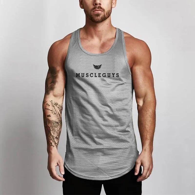 여름 남성용 메쉬 속건 오넥 프린트 슬림핏 헬스 운동  - Sleeveless Undershirt 리뷰 및 가격
