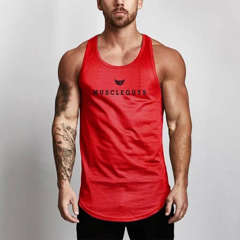여름 남성용 메쉬 속건 오넥 프린트 슬림핏 헬스 운동  - Sleeveless Undershirt 리뷰 및 가격