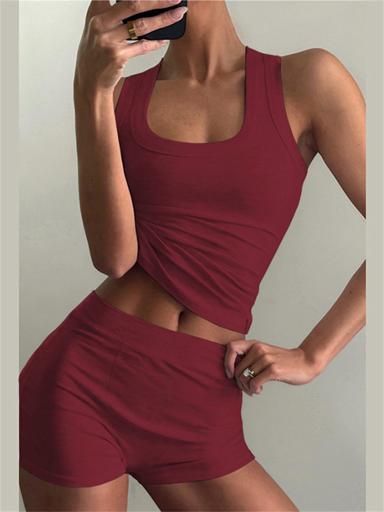 Nibber Ribbed 캐주얼 2 Piece 세트 여 - Tank Top Ribbed 리뷰 및 가격