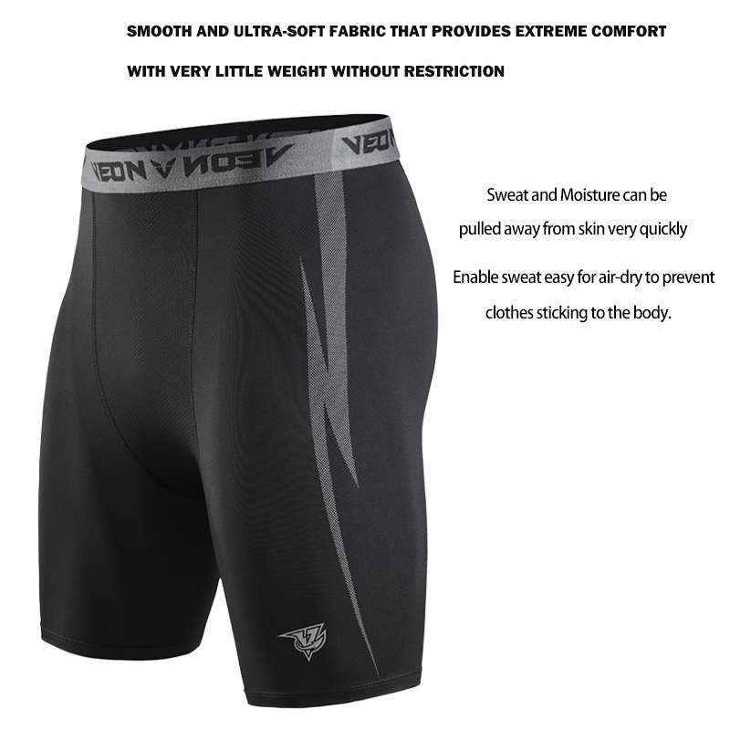 남성용 블랙 압축 반바지, 스판덱스 스포츠 반바지, 운 - Compression Shorts Athletes 리뷰 및 가격
