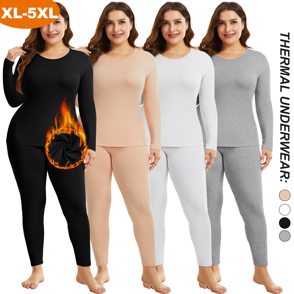 플러스 사이즈 따뜻한 보온 속옷 섹시 여성 속옷 롱존  - Thermal Long John 리뷰 및 가격