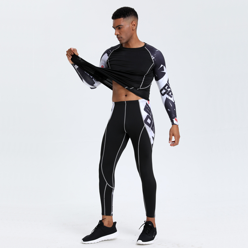 남성용 PRO 스포츠 피트니스 슈트: 러닝, 트레이닝을 - Compression Long Pant 리뷰 및 가격