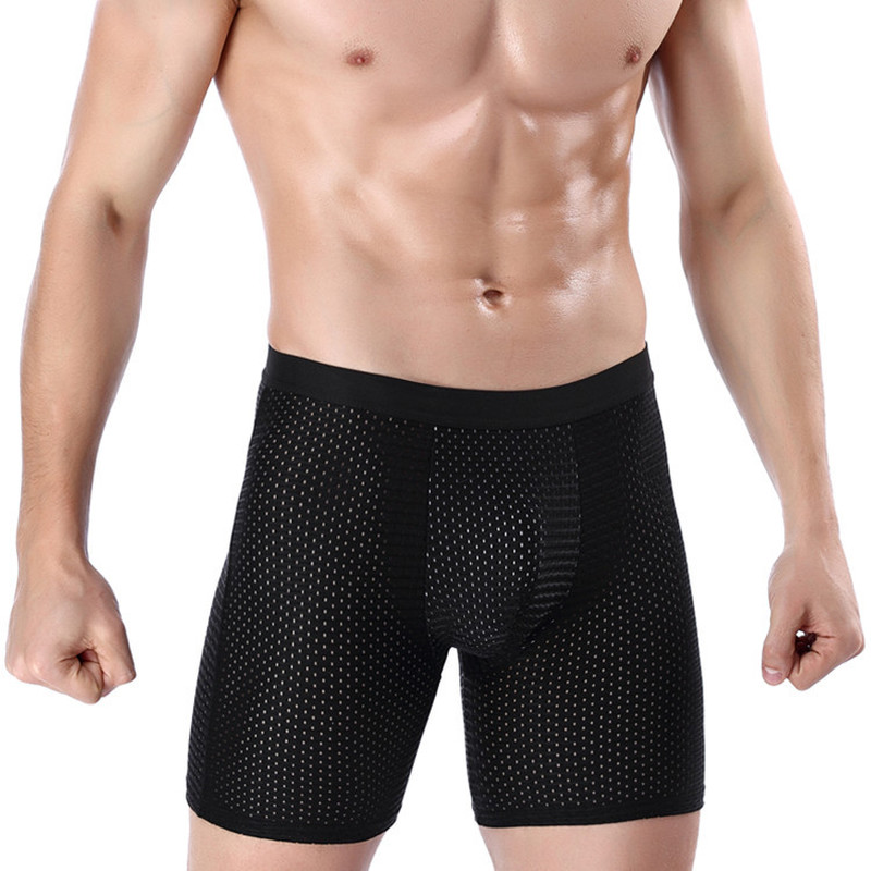 4 팩 남성 반바지 아이스 실크 컴포트 통기성 속옷 메 - Multi Pack Underwear 리뷰 및 가격