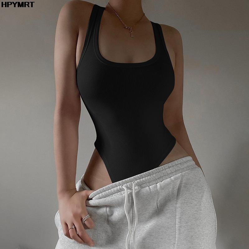 여성 여름 텍스처 등이없는 섹시한 탄성 스포츠 세련된  - Tank Top Ribbed 리뷰 및 가격