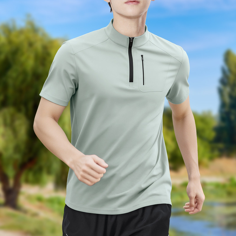 남성 하프집업 하이 스트레치 퀵 드라이 반팔 티셔츠 통 - T Shirt Tight Fit 리뷰 및 가격