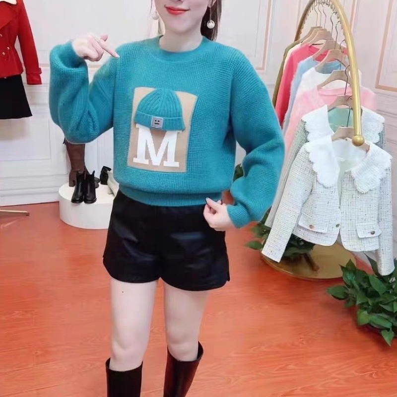여성용 크루 넥 나사 스레드 솔리드 레터 프린트 긴팔  - Undershirt Crew Neck 리뷰 및 가격