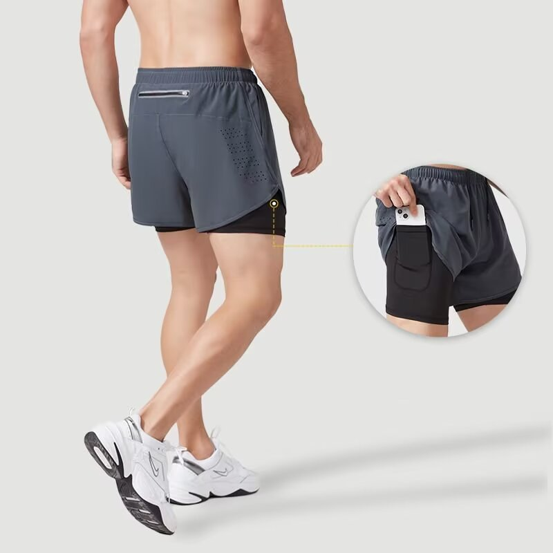 남성용 2 in 1 컴프레션 라이너 스포츠 반바지 추상 - Compression Shorts Athletes 리뷰 및 가격